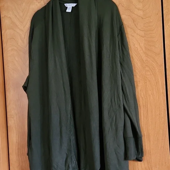 Athleta Olive Green Pranayama Restore Wrap Size 1X - Picture 8 of 10